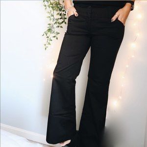 Willi Smith Black Flare Trousers Size 8